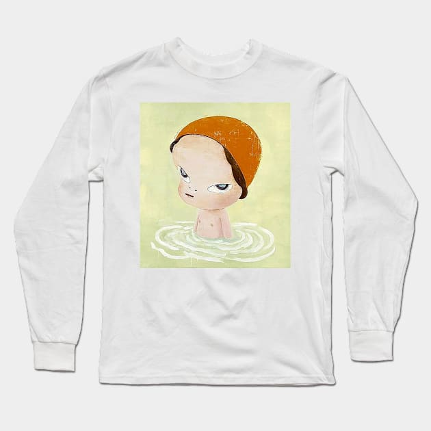 baby water Long Sleeve T-Shirt by brandylarsen